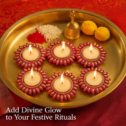 6Pc T-Light Holder Set