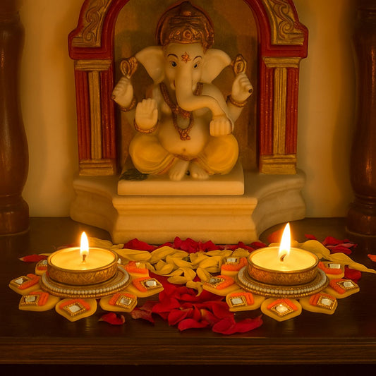 2Pc T-Light Holder Set