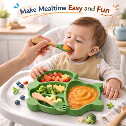 Silicone Baby Feeding Set Pack of 3