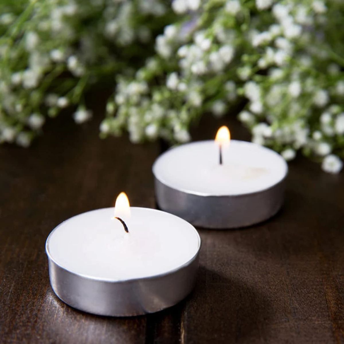 50 Pcs Tealight Candles