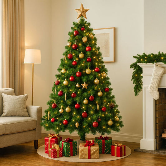 4 Feet Pine Christmas Tree | Artificial Christmas Tree for Home Decor |