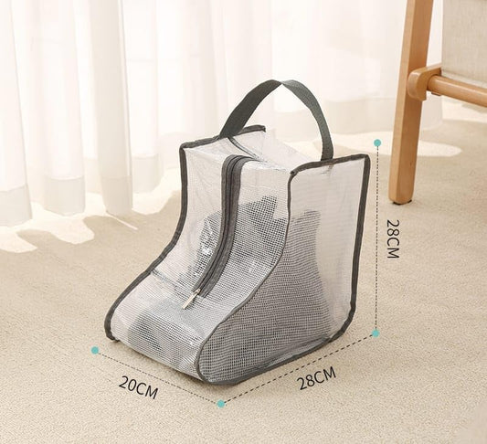 Tiny Shiny Shoe Storage Bag — Dustproof Waterproof Travel Organizer for Short and Long Boots