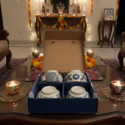 Tiny Shiny Ceramic Bohemia Inspired Bowl