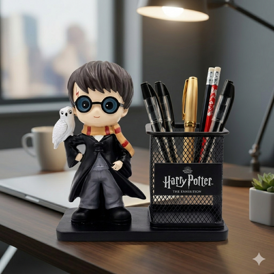 Harry Potter Collectible Harry & Hedwig Figurine Pen Holder