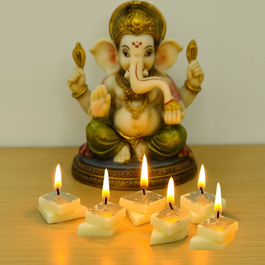 6PC Barfi Candle Set