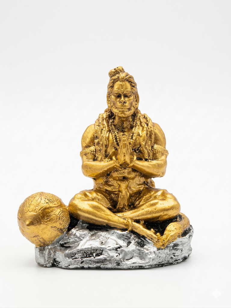 Hanuman Meditation Idol 9 cm