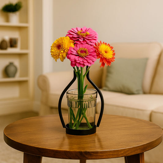 Iron Brass Candle and Plant Holder