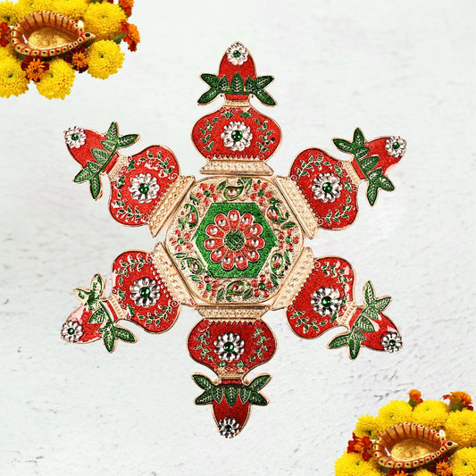 Kalash Meena Stone Rangoli