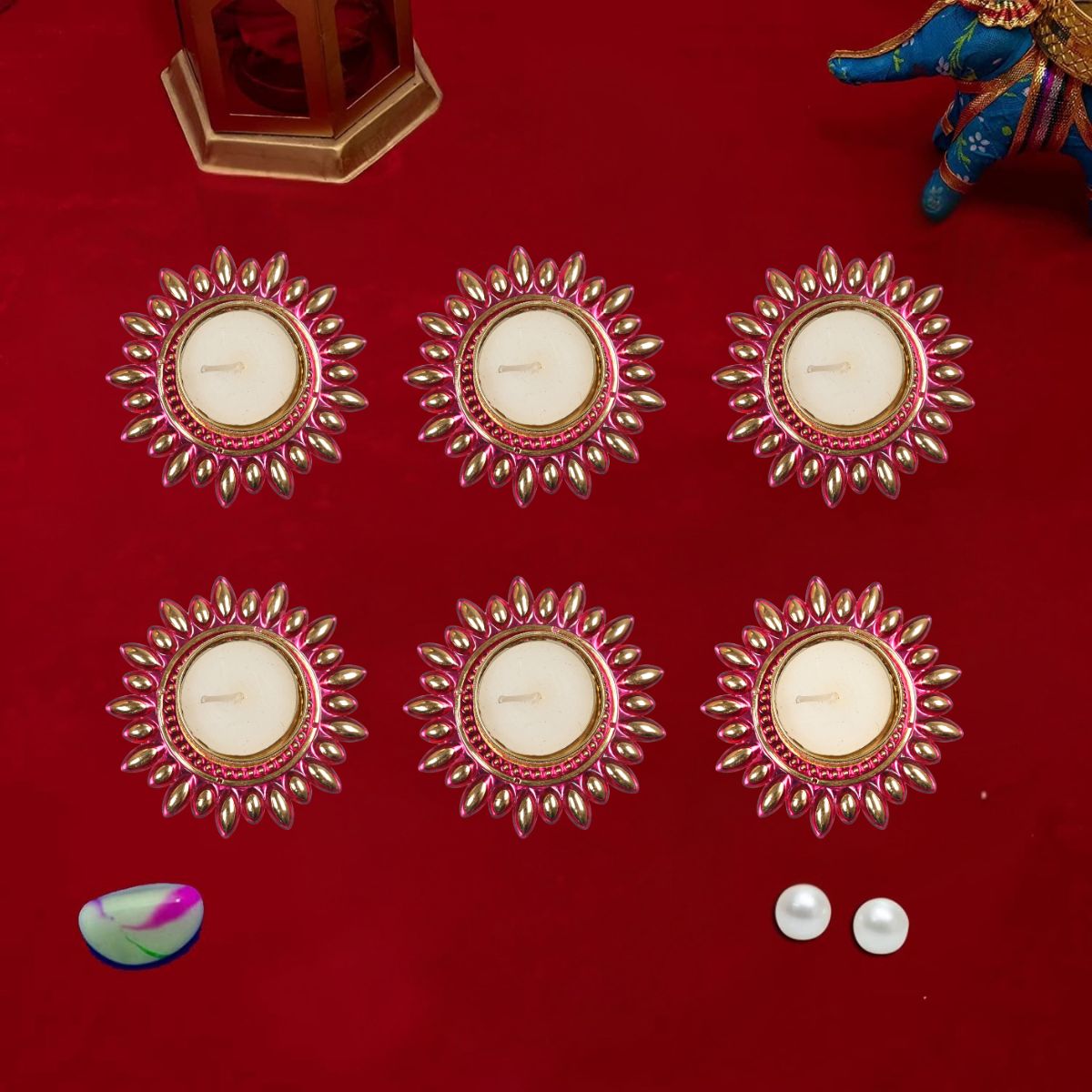 6Pc T-Light Holder Set