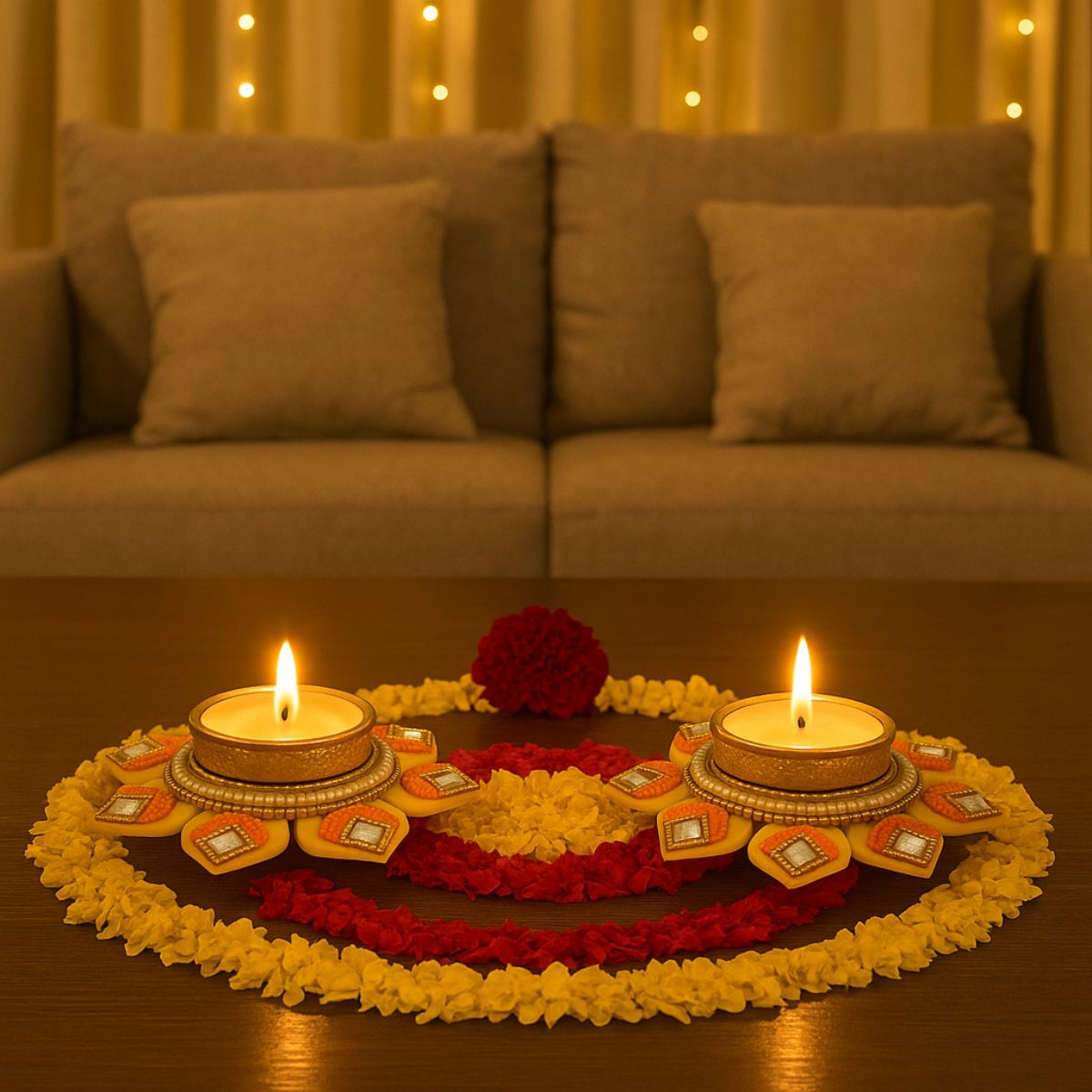 2Pc T-Light Holder Set