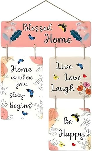 Tiny Shiny Wall Art MDF Wooden Hanging