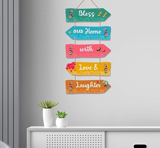 Tiny Shiny Wall Art MDF Wooden Hanging