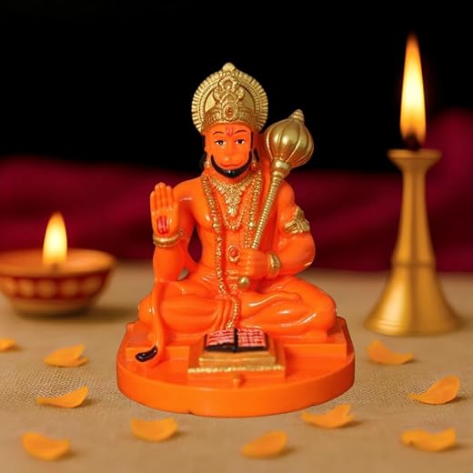 Tiny Shiny Hanuman Ji Murti Idol Blessing with Gada | Balaji Bajrangbali Sankat Mochan Bhagwan