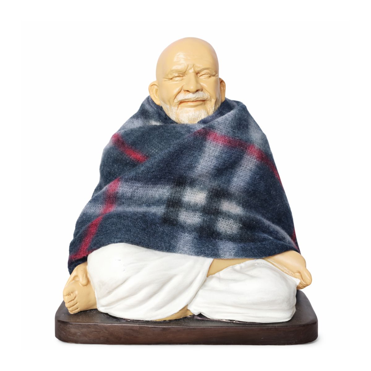 Neem Karoli Baba Sitting Statue 17 cm