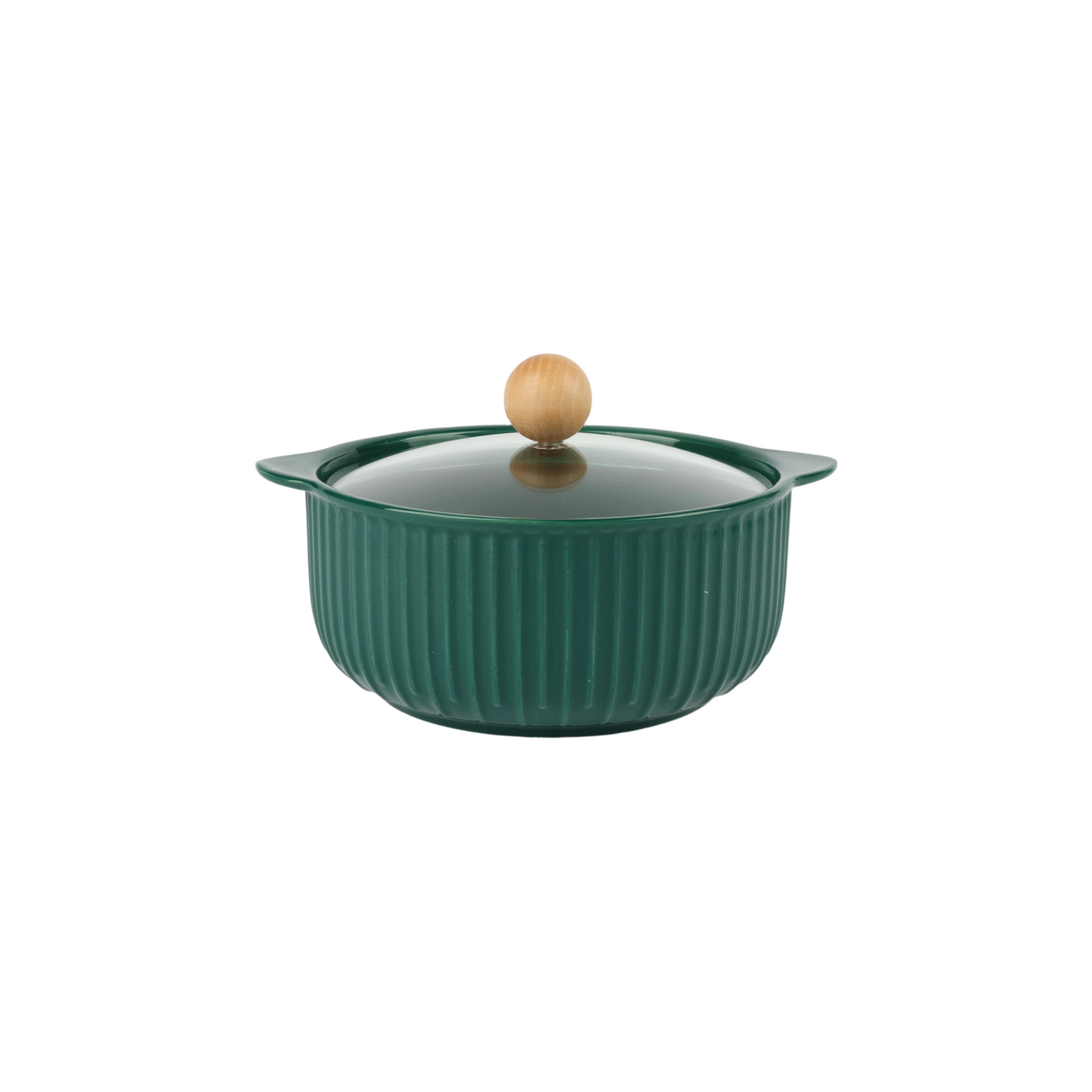 Ceramic Casserole Dish with Lid | Oven Safe, Heat Resistant Cookware | Durable Serving Bowl with Handles | Ideal for Cooking, Baking & Serving (Multi Colour)