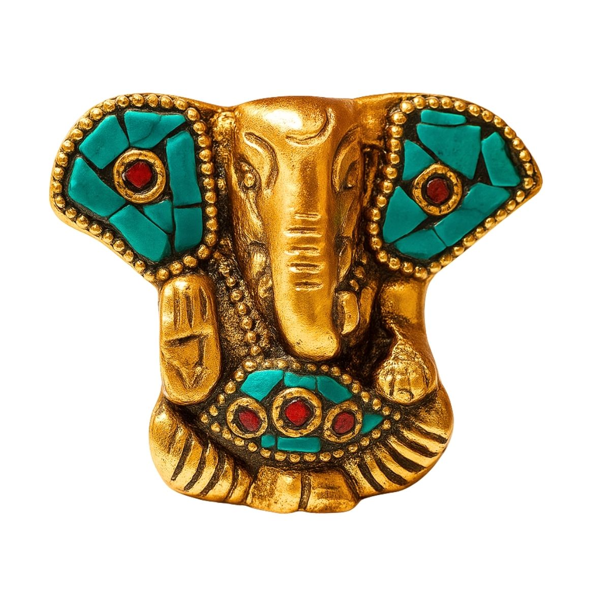 Metal Ganesha Statue Figurine