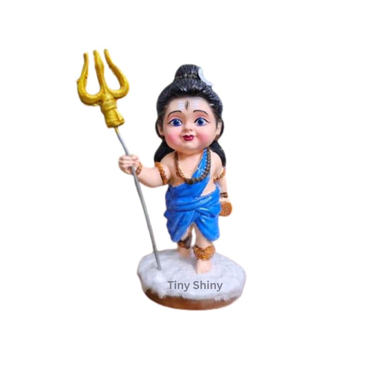 Tiny Shiny Baal Shiv JI Cute Littel Baal Shiv Idol Status Good Luck