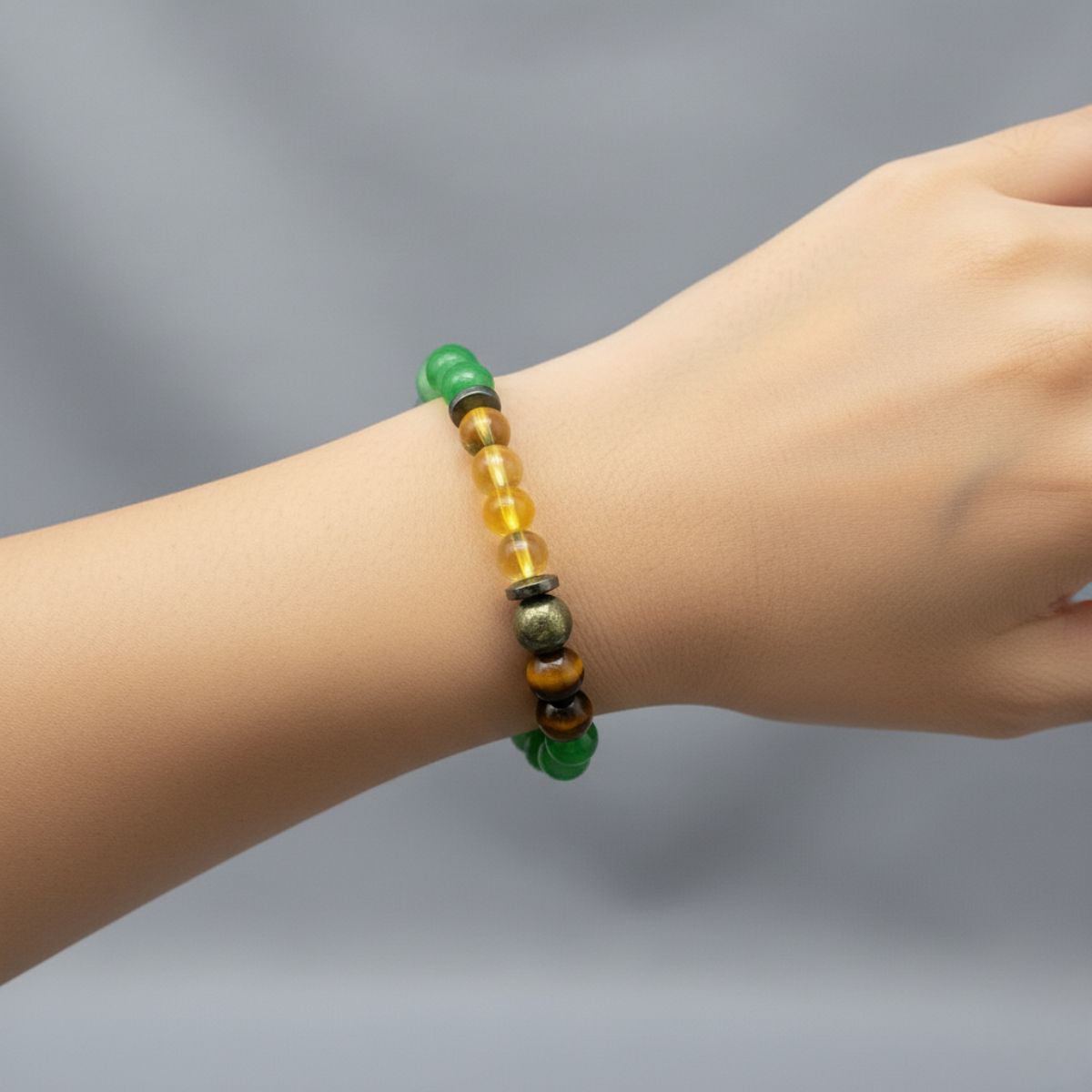 Spiritual Energy Crystal Bracelet, Multi-Color Natural Stone Beads, Money and Prosperity Attraction Jewelry for Men and Women - image 6