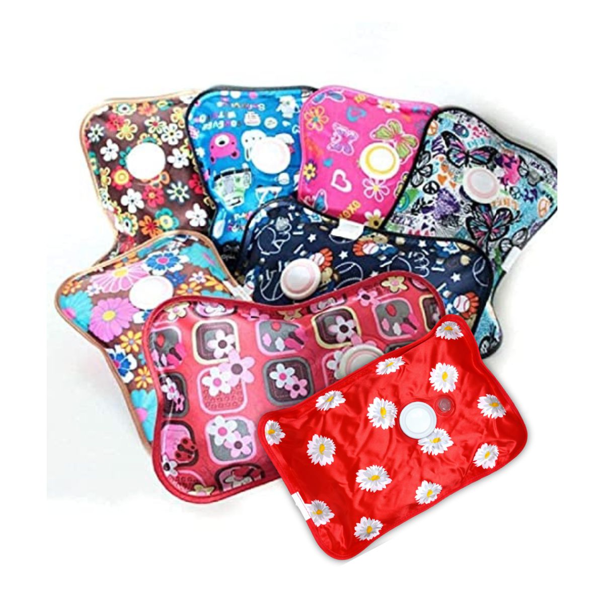 Hot Water Bag Care Heating Bag Gel For Pain Relief Heat Pad Electric For Pain Relief Electric Heating Pad For Back Pain Men & Women With Charging Cord(Multicolour)
