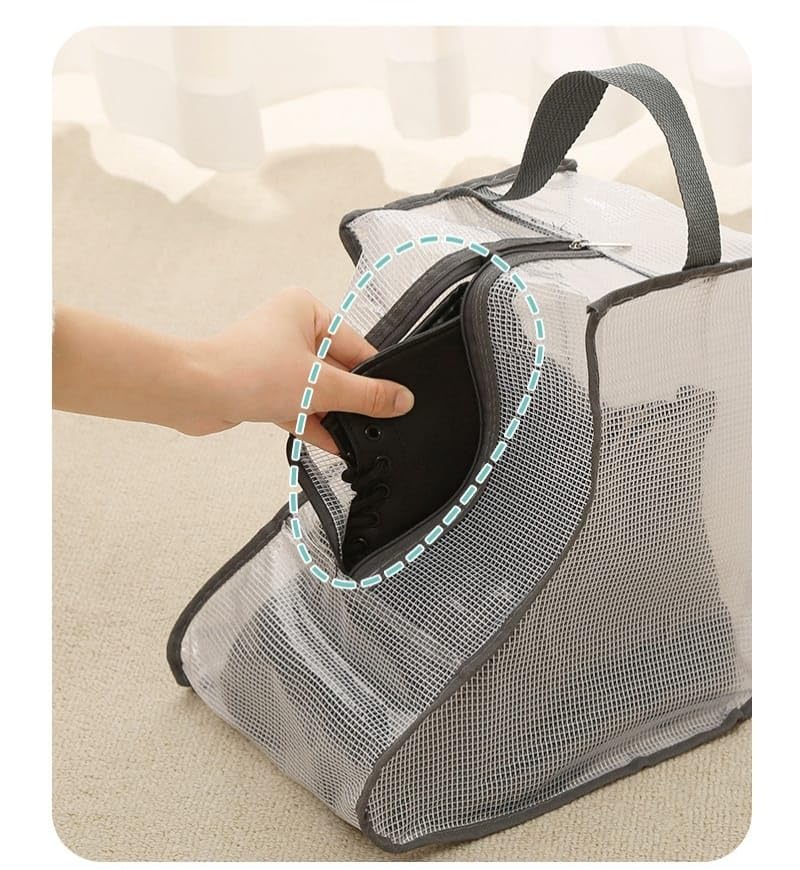 Tiny Shiny Shoe Storage Bag — Dustproof Waterproof  Travel Organizer for Short and Long Boots