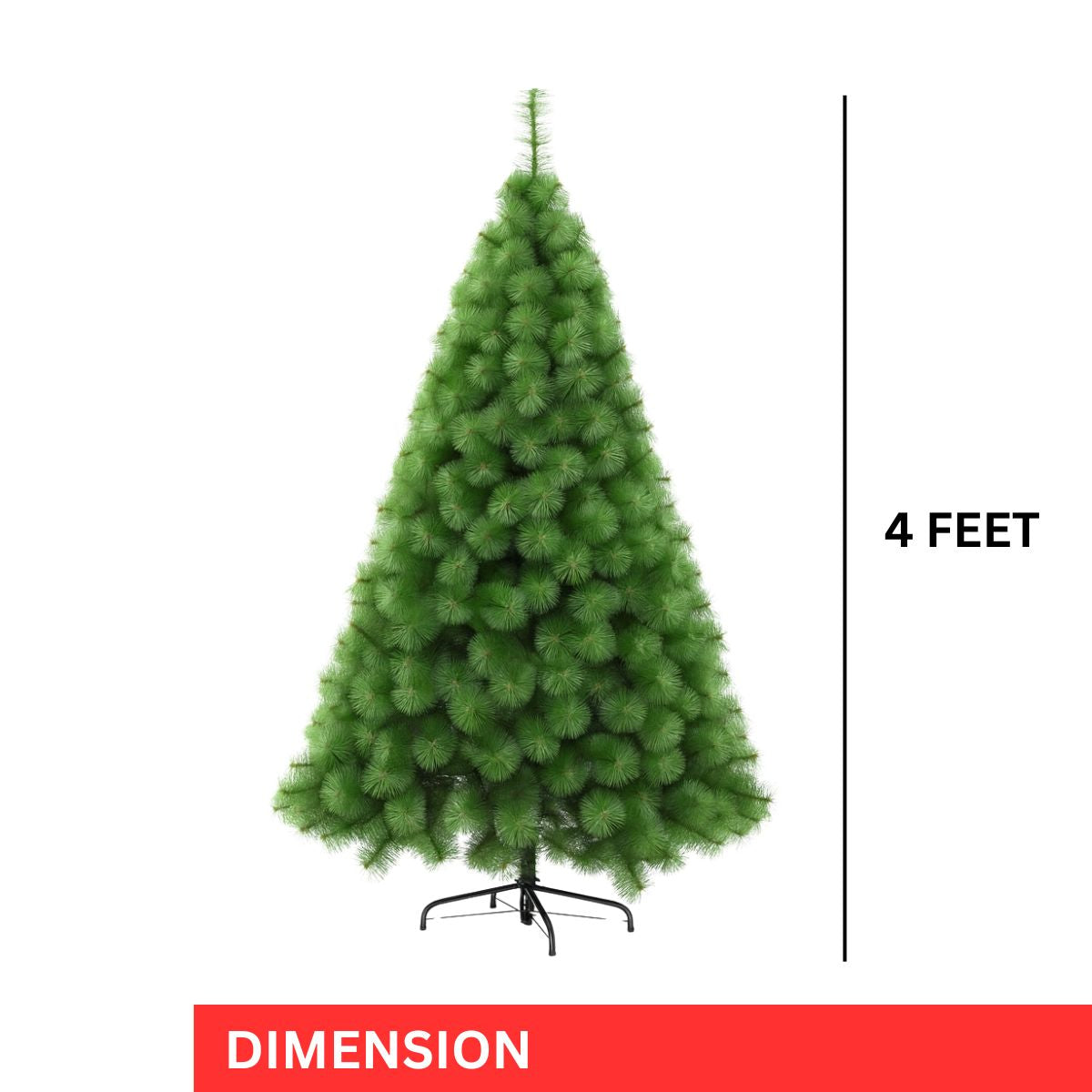 4 Feet Pine Christmas Tree | Artificial Christmas Tree for Home Decor |