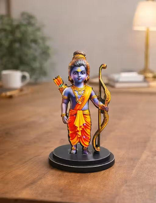 MDF Ram Lalla Wooden Cutout Idol