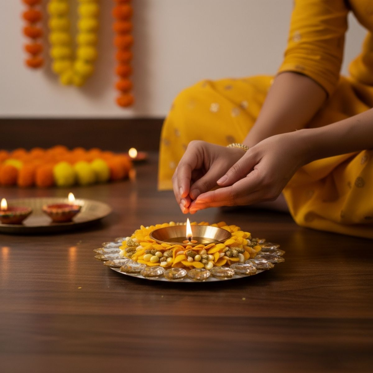 Bras Jyot Diya - Yellow