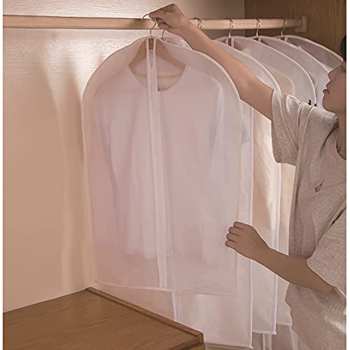 Tiny Shiny Clothes Cover Protector with Zip —  Transparent PEVA Garment Bag for Hanging Clothes |  Dustproof | Breathable | Pack of 2, 3 and 4