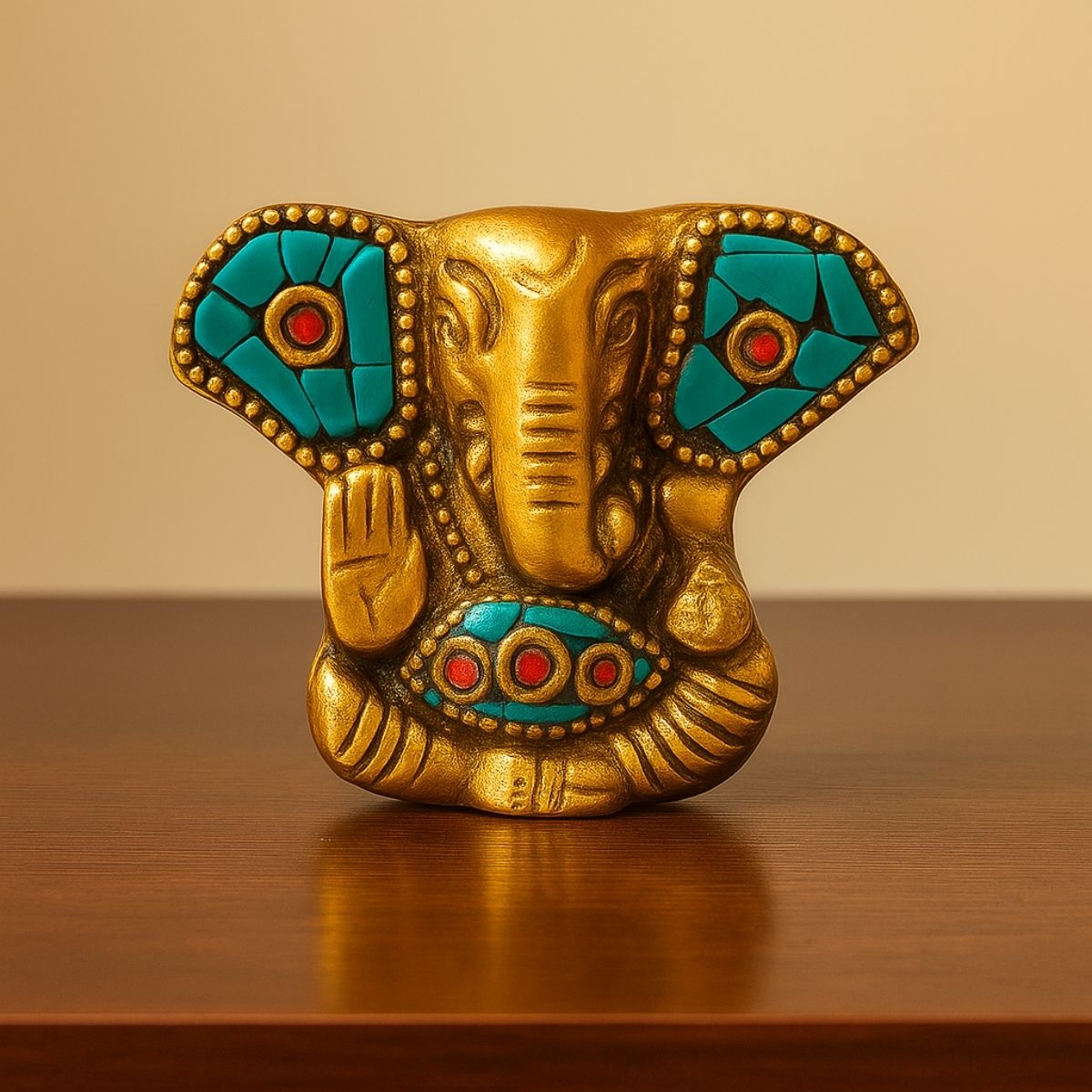 Metal Ganesha Statue Figurine