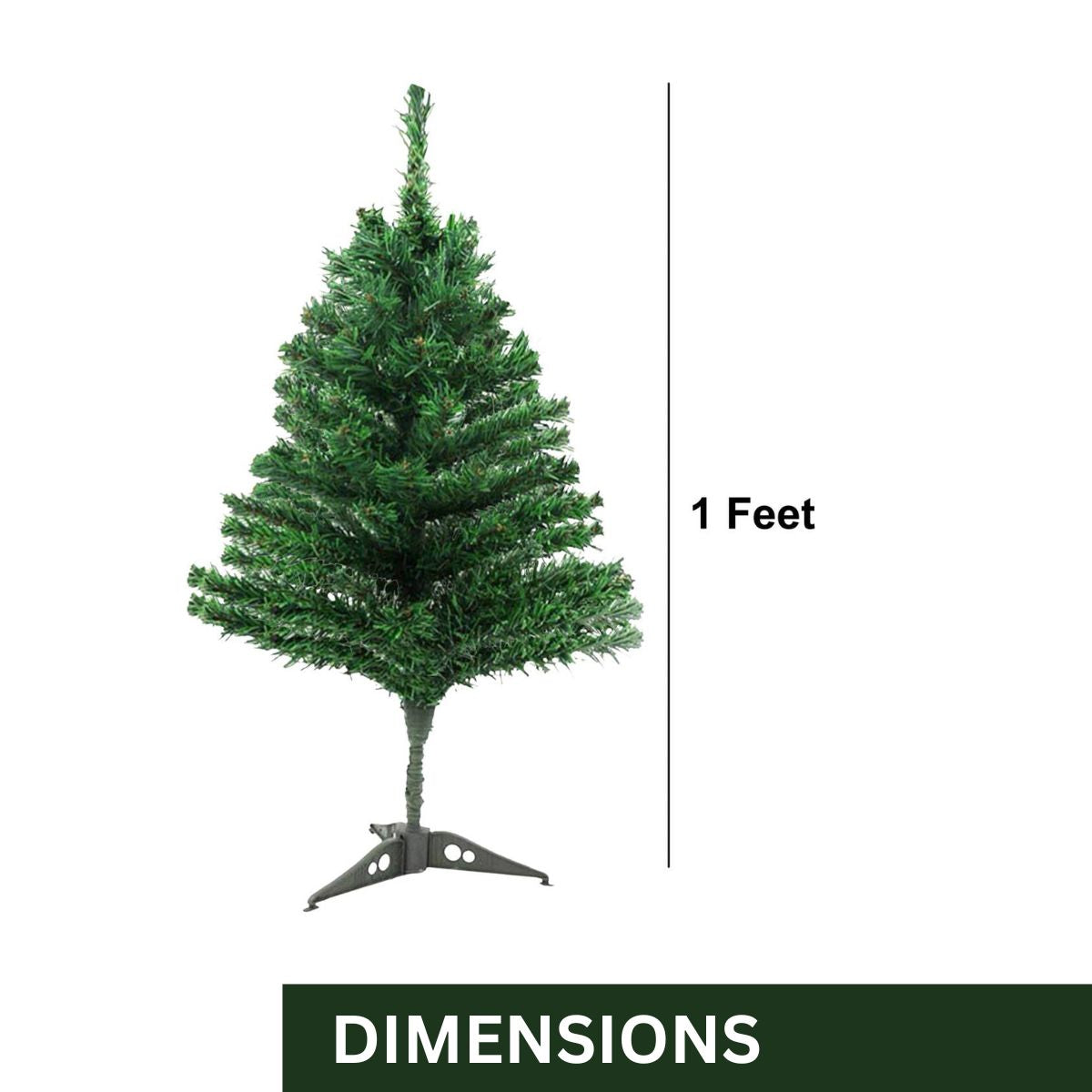 1 Feet Christmas Tree with 18 Decoration Items
