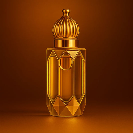 Tiny Shiny Saffron Sandal Attar