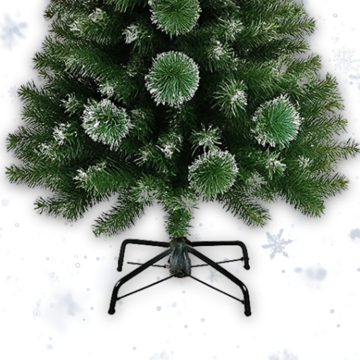 5 Feet Snow Pine Christmas Tree | Artificial Xmas Tree for Home Decor