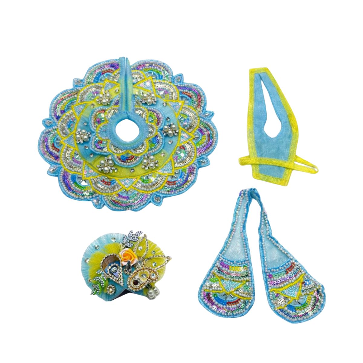 Tiny Shiny Kanha Ji Fancy Dress for Bal Krishna (Size 0 to 6)
