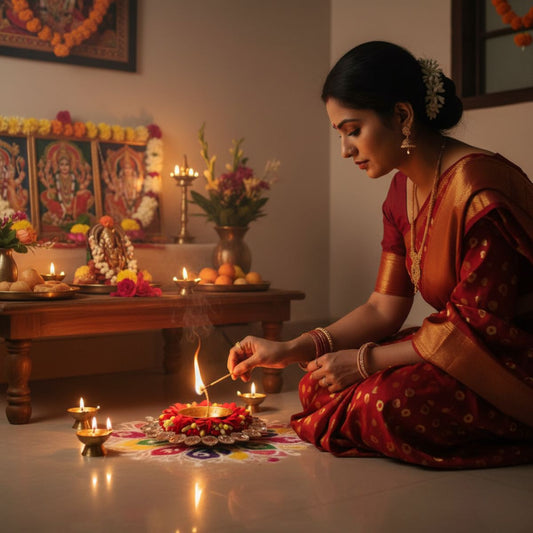 Bras Jyot Diya - Red