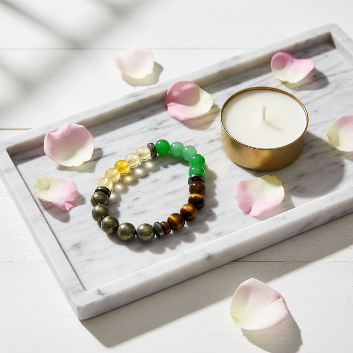 Spiritual Energy Crystal Bracelet, Multi-Color Natural Stone Beads, Money and Prosperity Attraction Jewelry for Men and Women - image 2