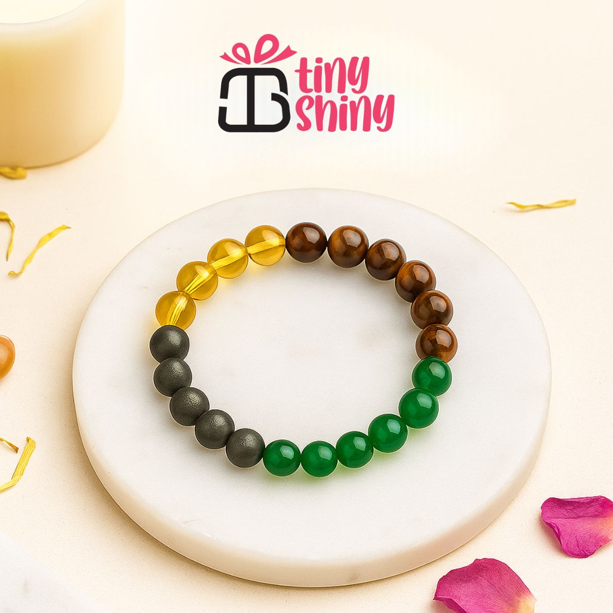 Spiritual Energy Crystal Bracelet, Multi-Color Natural Stone Beads, Money and Prosperity Attraction Jewelry for Men and Women - image 2