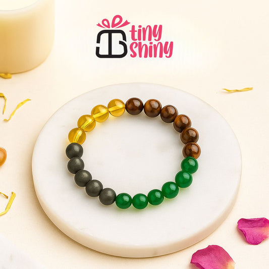 Spiritual Energy Crystal Bracelet, Multi-Color Natural Stone Beads, Money and Prosperity Attraction Jewelry for Men and Women - image 2