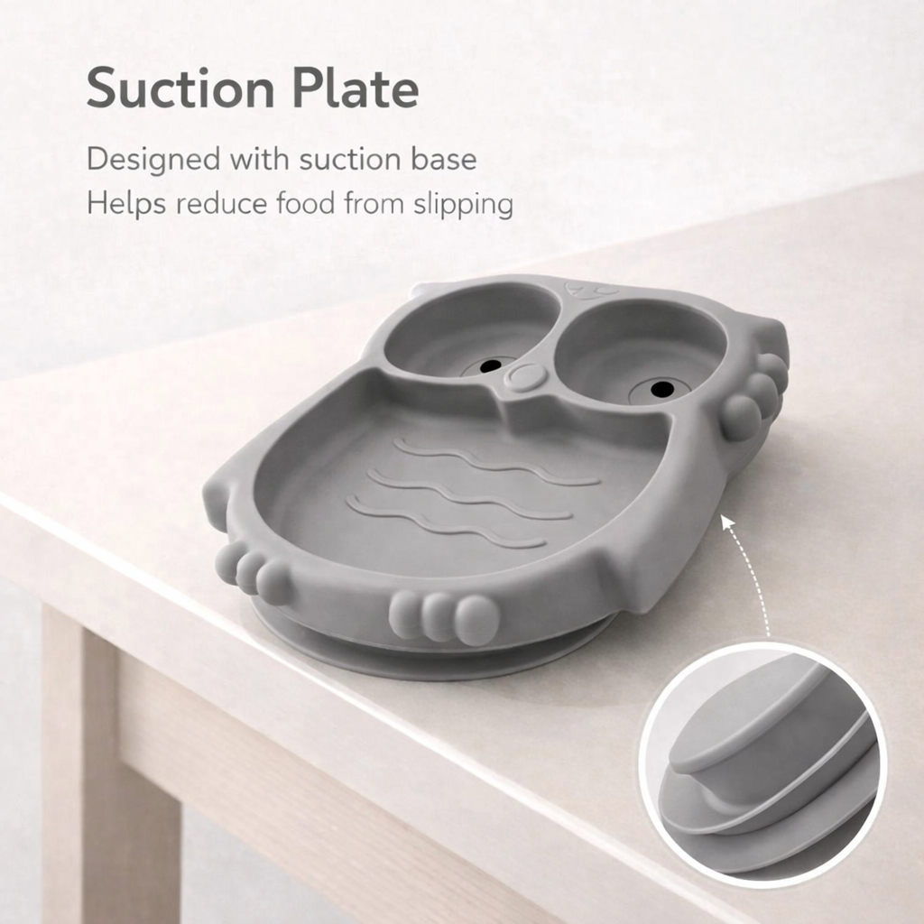 Silicone Baby Feeding Set 6 Pcs