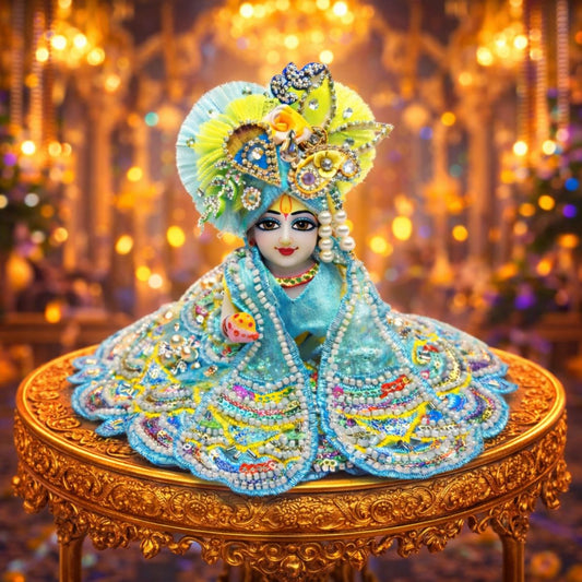 Tiny Shiny Kanha Ji Fancy Dress for Bal Krishna (Size 0 to 6)