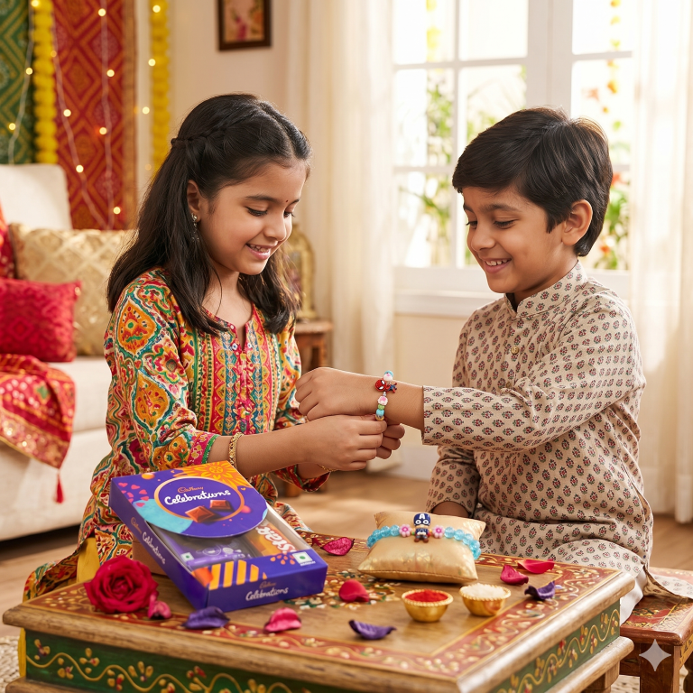 Spider Hero & Captain Bracelet Bro Kids Rakhi Set of 2 Designer Rakhi for Brother