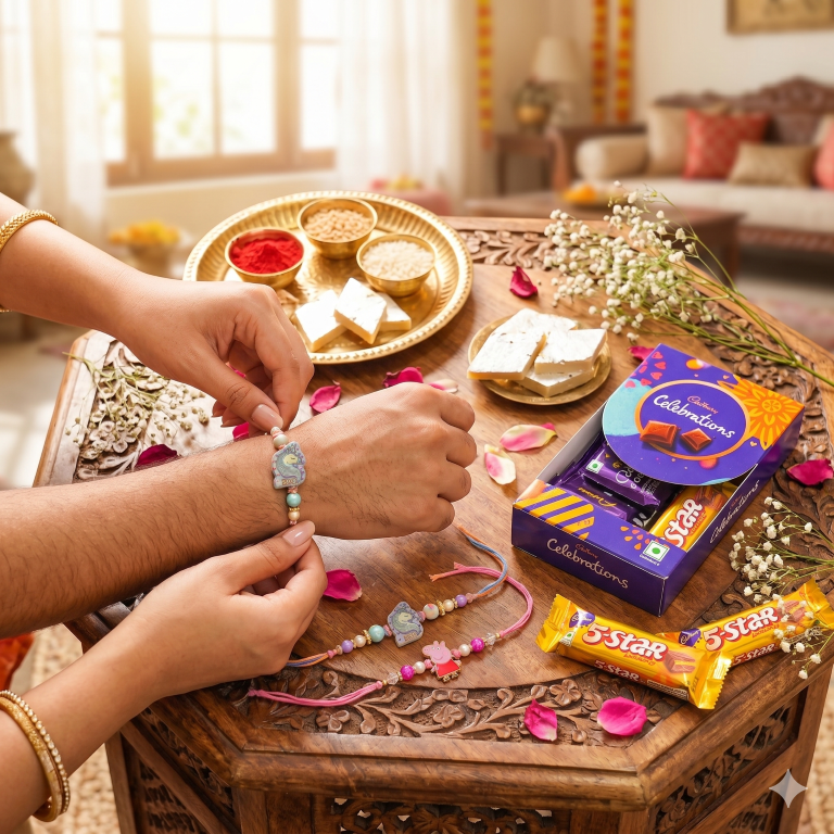 Kids Cartoon Rakhi Set of 2 | Peppa Pig & Unicorn Designer Rakhi