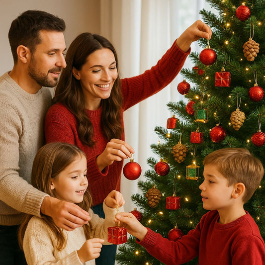 Christmas Tree Decoration Combo Hanging Ornaments Pack of 20