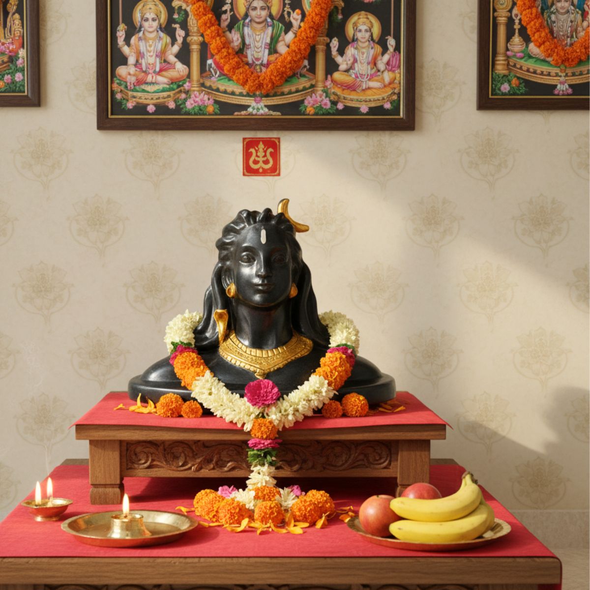 Tiny Shiny Small Adiyogi Shiva Statue
