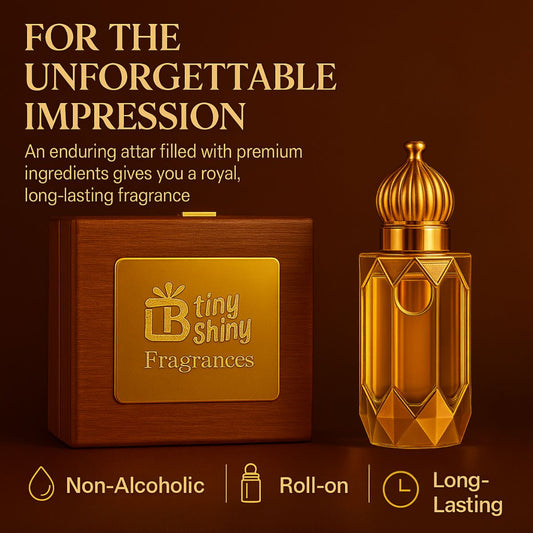 Tiny Shiny Saffron Sandal Attar