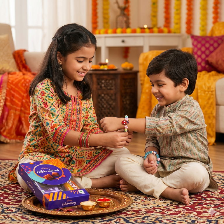 Spider Hero & Captain Bracelet Bro Kids Rakhi Set of 2 Designer Rakhi for Brother