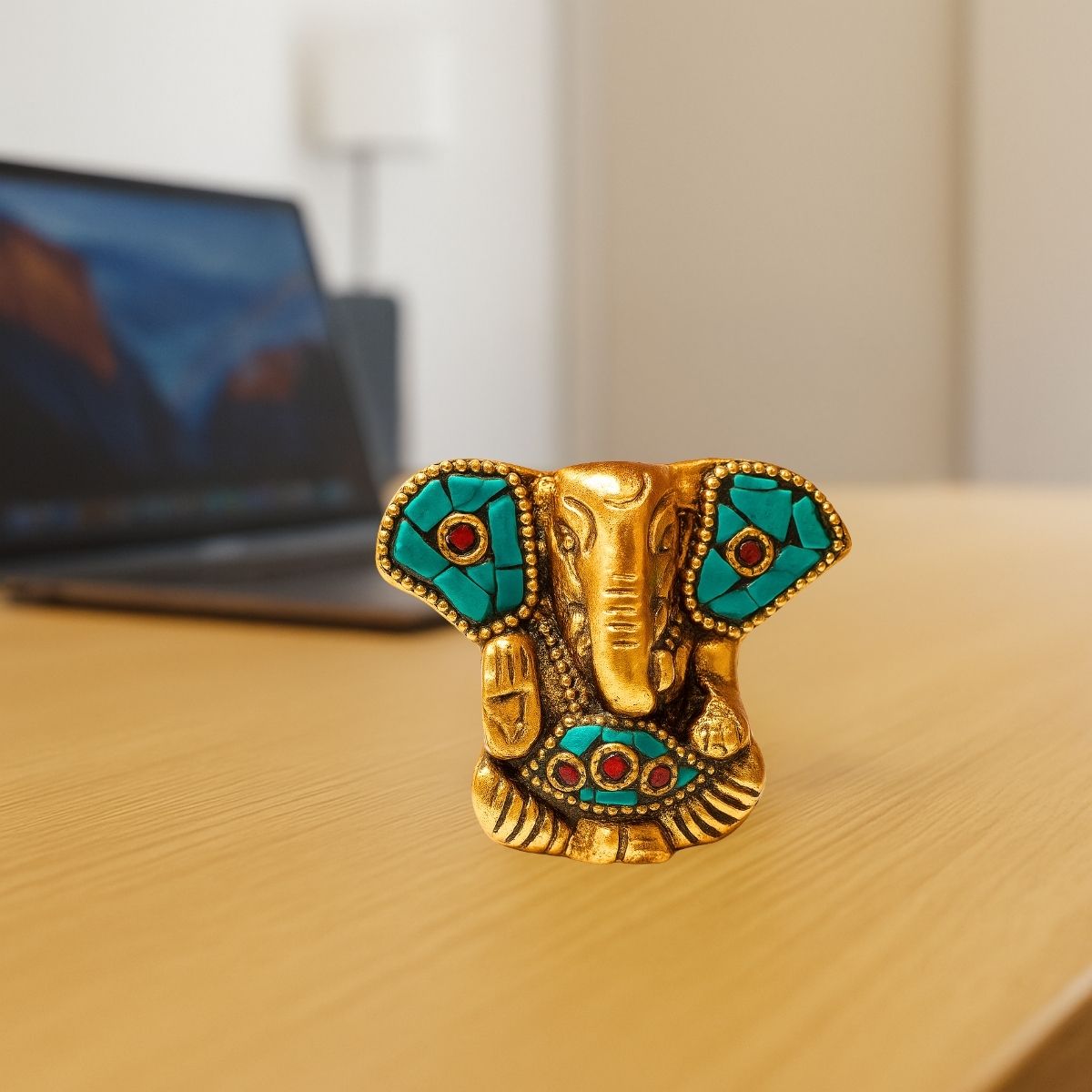 Metal Ganesha Statue Figurine