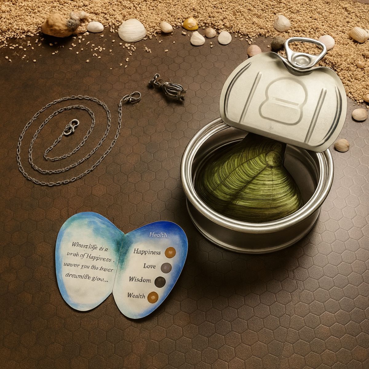 Tiny Shiny Pearl Wish Necklace Gift Set