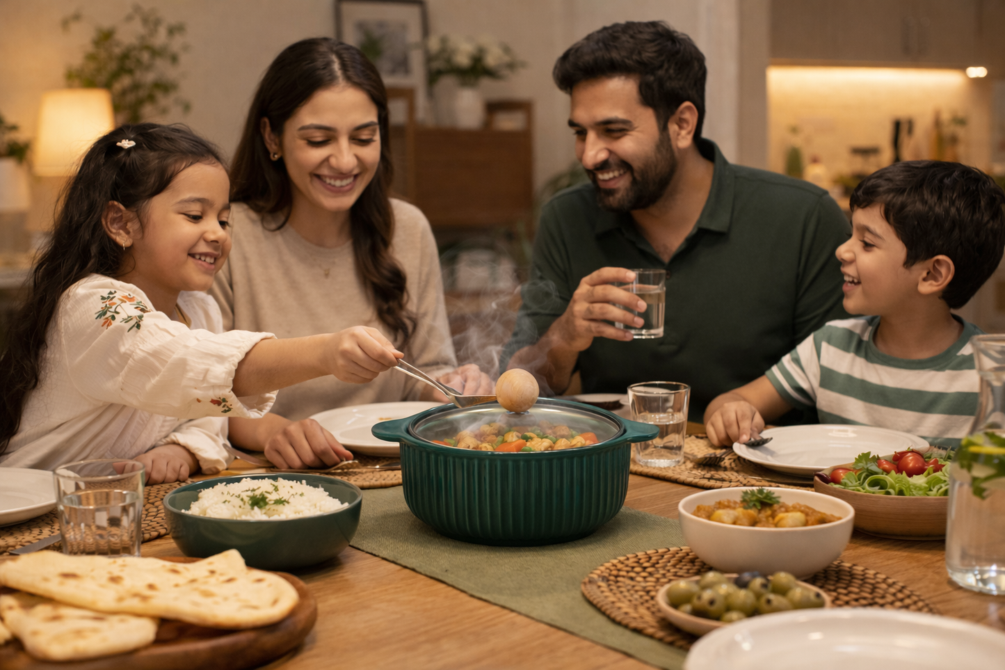 Ceramic Casserole Dish with Lid | Oven Safe, Heat Resistant Cookware | Durable Serving Bowl with Handles | Ideal for Cooking, Baking & Serving (Multi Colour)