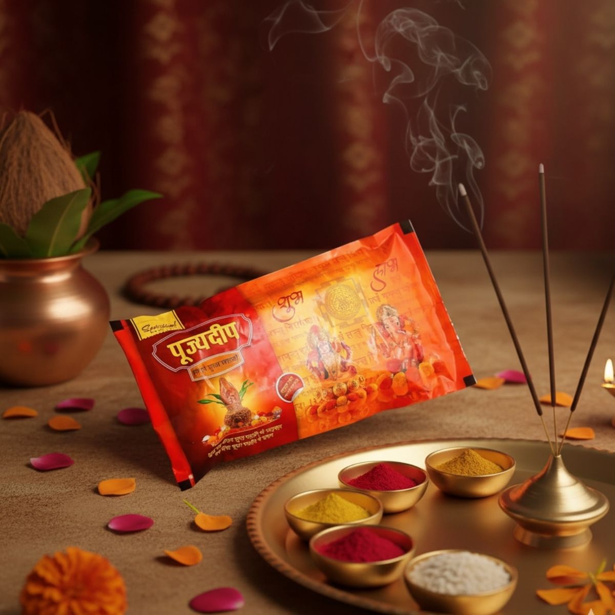Tiny Shiny Complete Diwali Puja Samagri Kit