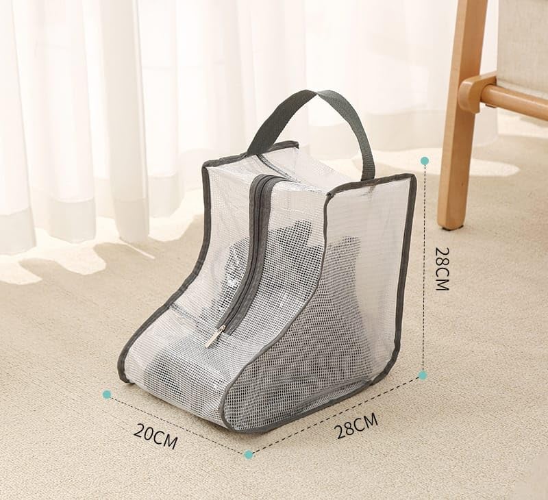 Tiny Shiny Shoe Storage Bag — Dustproof Waterproof  Travel Organizer for Short and Long Boots